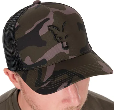 Produktbild von Fox Black Camo Trucker - Angelcap