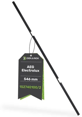 Türdichtung unten für Geschirrspüler, 546x15x9 mm, Gummi, Schwarz