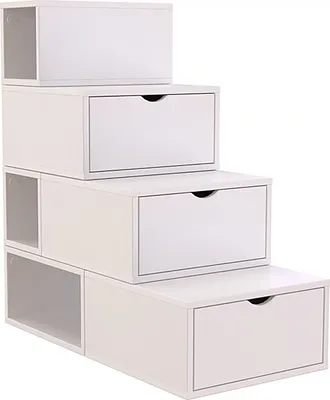 Immagine prodotto di Scaffale a gradini 100 cm - Bianco