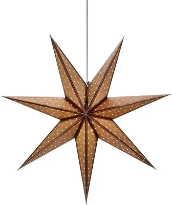 Obrázek produktu pro Markslöjd Závěsná hvězda Glitter bronz, v 45 cm x h 16 cm x š 45 cm