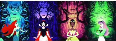 Image de CLE puzzle 1000 PanoramaComp.Disn.Princess 39894