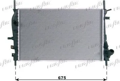 Produktbild von FRIGAIR 0105.3086 Kühler Wasserkühler Motorkühler für FORD MONDEO III Kombi (BWY) MONDEO III (B5Y) MONDEO III Stufenheck (B4Y)