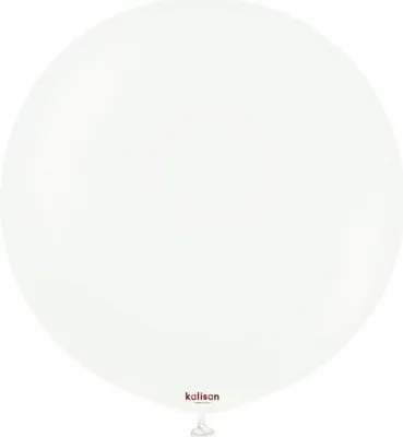 Image de Ballons en latex blancs, Kalisan blanc 60 cm, 2 pièces.
