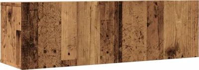 Produktbild von vidaXL TV-Wandschränke 2 Stk. Altholz-Optik 100x30x30 cm