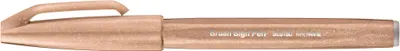 Produktbild von Pentel Brush Sign - Fein - 1 Farben - Braun - Pinselspitze - 0,5 mm - 2 mm
