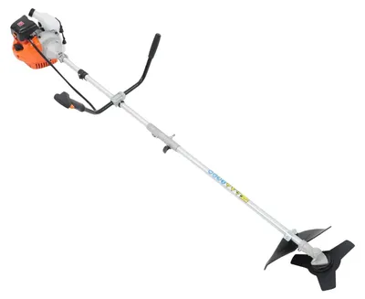Image de Débroussailleuse à essence, moteur de 42,7 ccm, 3 têtes interchangeables, couleur orange