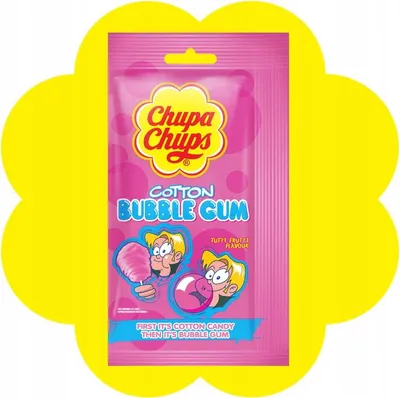 Zdjęcie produktu dla Chupa Chups Bawełna Candy lizak o smaku waty cukrowej 11 g