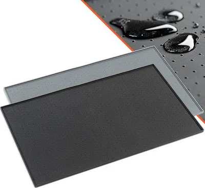 Produktbild von Silikonmat für Katze oder Hund (Anti-Rutsch & wasserdicht) I Futtermat für Hunde und Katzen mit Rand I für Futter- und Wassernäpfe