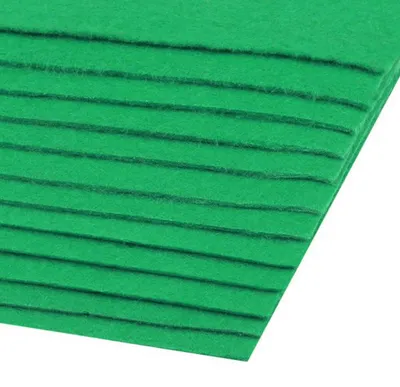 1 Bastelfilz Bogen DIN A4, ca. 2mm, 300g/m² feste Qualität irischgrün