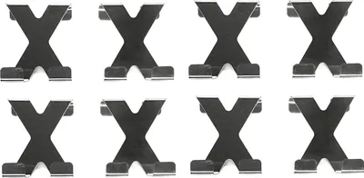 Produktbild von 8x Türhaken Edelstahl Tür Kleiderhaken Garderobe Kleiderbügel Garderobenhaken