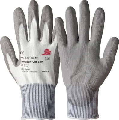 Produktbild von Honeywell 1 Paar Schnittschutzhandschuhe Camapur Cut 620 weiß / grau Gr. 10 - 620/10