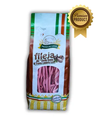 Produktbild von Pastificio Gioia Pasta Fileja mit roten Tropea Zwiebeln – Handgemachte italienische Spezialitäten – Traditionelle italienische Nudeln aus Kalabrien