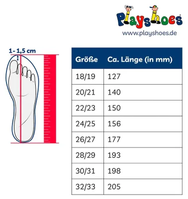 Produktbild von Playshoes Jungen Uni Kinder Socke Uni Aqua Schuhe, Marine, 26/27 EU