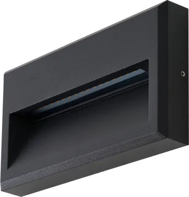 Produktbild von Lucande LED-Außenwandleuchte Weno, schwarz, Aluminium, IP65