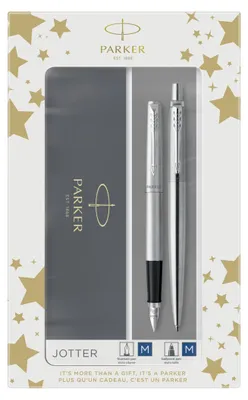 Image de Parker Jotter acier inoxydable C.C. DuoSet incl. boîte cadeau