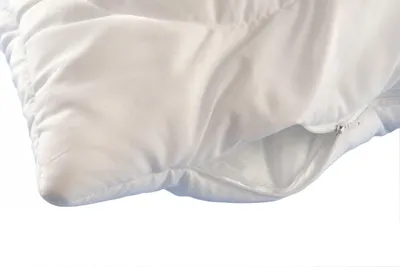 Produktbild von Körperkissen gesteppt 70x90cm Reißverschluss - ohne Füllung weiß