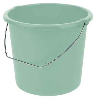 Produktbild von Tontarelli Eimer mit Metallbügel 10 L salbeigrün