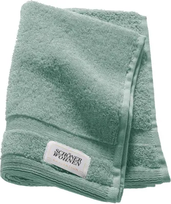 Productafbeelding van SCHÖNER WOHNEN-collectie: Gastendoek CUDDLY, lichtgroen, 30 x 50 cm
