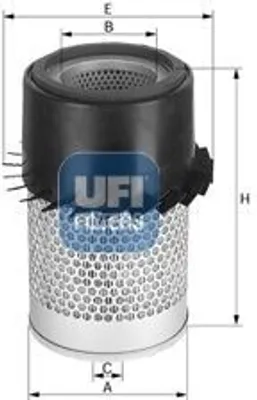 Produktbild von Luftfilter UFI 27.202.00 Filtereinsatz