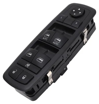 Image de Commande de lève-vitre gauche côté conducteur 56046823AE Bouton depour 1500, 2500, 3500, modèles 2016 à 2018