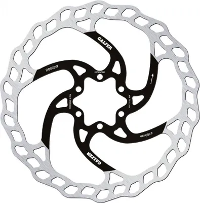 Zdjęcie produktu dla Tarcza Galfer DB003W Fixed Wave 180 mm hamulec 6 otworów srebrno-czarna DB003W