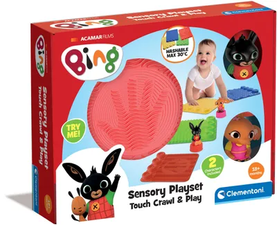 Productafbeelding van Bing Clemmy Kruip- en speelset voor sensorische ontwikkeling, babyspeelgoed