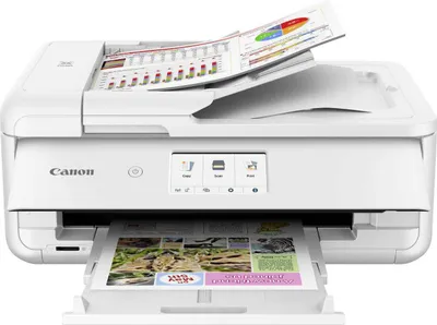 Produktbild von Canon PIXMA TS9551C 3 in 1 Tintenstrahl-Multifunktionsdrucker weiß