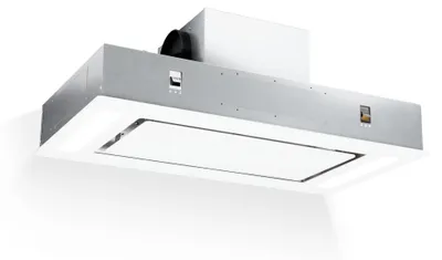Produktbild von Klarstein Dunstabzugshaube, Leiser Dunstabzug, Dunstabzugshaube Unterbau, Dunstabzugshaube mit Filter, Dunstabzugshaube Einbau, Abzugshaube 90cm, 230W, 620 m³/h, Abluft/Umluft Dunstabzugshaube Weiß