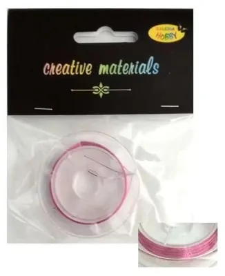 Zdjęcie produktu dla Drut miedziany 0.3mm 10 mb pink - Galeria Hobby