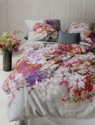 Immagine prodotto di Irisette Wave maco-satin biancheria da letto 155x220 rose fiori rosa salvia 8669-30