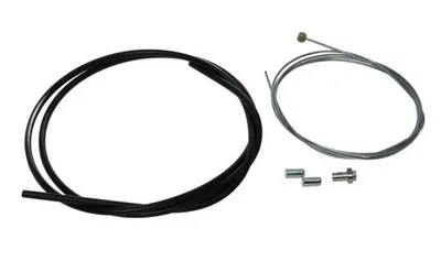 Zdjęcie produktu dla Uniwersalny zestaw linki zmiany biegów z nyplem 1.50 x 1600 mm czarny do Hercules Puch Kreidler Zündapp