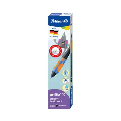 Produktbild von Griffix Bleistift für Rechtshänder Neon Black