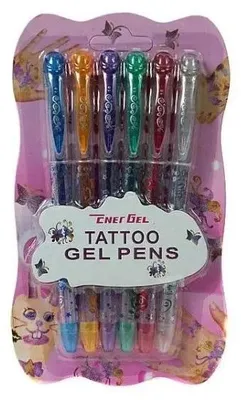 Immagine prodotto di Penne gel per tatuaggi 6 colori