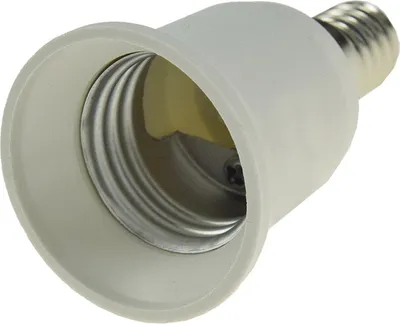 Immagine prodotto di ChiliTec Lampensockel-Adapter, Kunststoff E14 auf E27