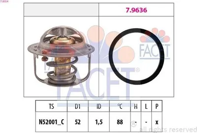 Produktbild von FACET Thermostat Kühlmittel 88°C für SUZUKI JIMNY (FJ) SWIFT IV (FZ, NZ) VITARA (LY) SX4 (EY, GY) SX4 S-Cross (JY)