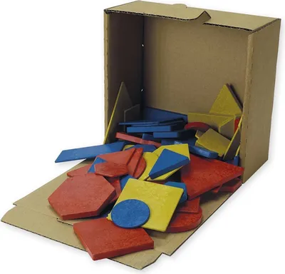 Produktbild von TimeTEX Geometrische Flächen aus RE-Wood Maxi, 60-tlg. in Box
