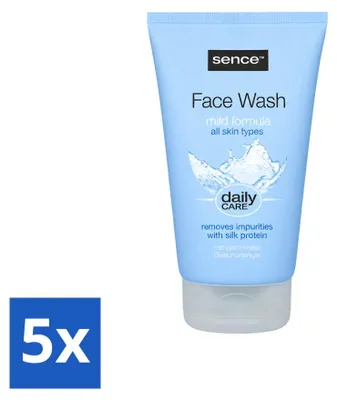 Produktbild von 5 x Sence Gesichtsreiniger für alle Hauttypen - 150 ml - Vorteilspackung - 5 Stücke
