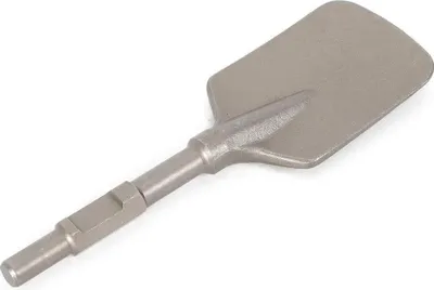 Image de Burin bêche pour marteau de démolition - Attache hexagonale - Longueur 47 cm - Pour béton et maçonnerie - Convient pour 65/95 - Argent