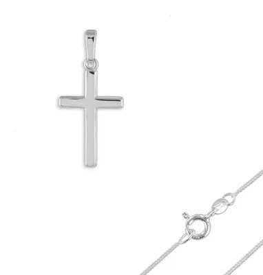 Produktbild von Kreuz Kette Silber 925: Halskette mit Anhänger