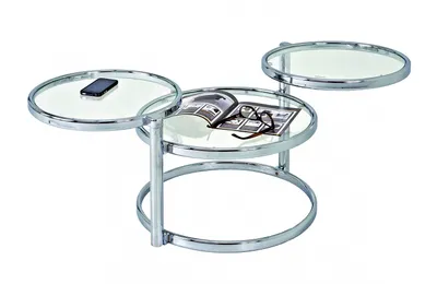 Produktbild von Couchtisch Sofatisch Wohnzimmertisch Glastisch Ziertisch Beistelltisch "Joe2"