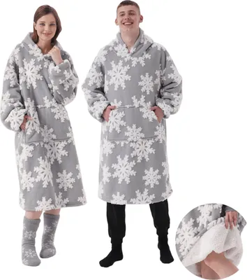 Produktbild von Textino Hoodie Snowy 70x110 cm Grau