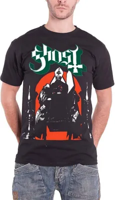 Image de Ghost - T-shirt "Procession" pour homme/femme unie RO1788 (XXL) (Noir)