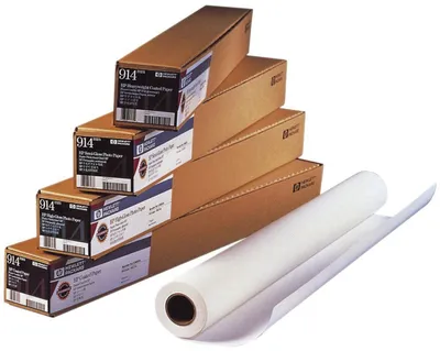 Immagine prodotto di HP - Carta a getto d'inchiostro HP C6810AE Bright 914mmx91m 90gr | 1 rotolo