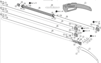 Produktbild von Silky Ersatzblatt Hayate 420 mm, 6,5 ZpZ