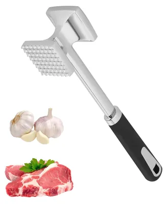 Fleischklopfer aus Edelstahl 27 cm, doppelseitig, für Steak & Kotelett