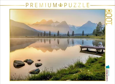 Produktbild von CALVENDO Puzzle Ein Motiv aus dem Kalender Friedliche Landschaften | 1000 Teile Lege-Größe 64x48cm Foto-Puzzle für glückliche Stunden