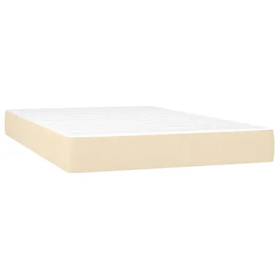 Produktbild von VidaXL 347759, Federkernmatratze, Medium, Cremefarben, Weiß, Erwachsene, Polyester, 1200 mm