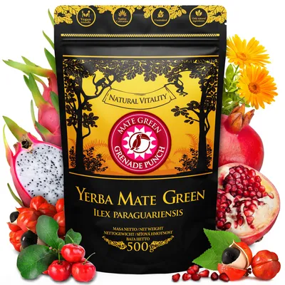 Zdjęcie produktu dla Yerba Mate Green Grenade Punch 500g