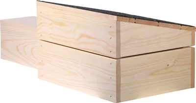 Zdjęcie produktu dla Dobar 22227FSCE, W kształcie domku, Jeż, Czarny, Drewno, Drewno, 290 mm, 745 mm
