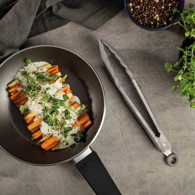 Produktbild von Tramontina SOFTTA Mehrzweckzange, Kochzange, Küchenzange, Grillzange, Silikon / Edelstahl, 27 cm, 25857-160